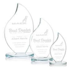 Odessy Clear Flame Crystal Award - Awards and Trophies