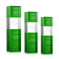 Araceli Tower Green Towers Crystal Award - Awards and Trophies