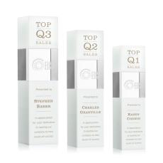 Araceli Tower White Towers Crystal Award - Awards and Trophies