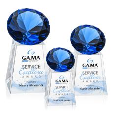 Celestina Full Color Sapphire Crystal Award - Full Color Imprint