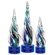 Alderon on Marvel Base - Blue - Glass Awards
