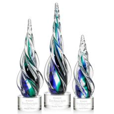 Alderon on Marvel Base - Clear - Art Glass Awards