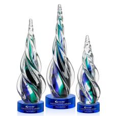 Alderon on Stanrich Base - Blue - Glass Awards