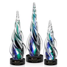 Alderon on Stanrich Base - Black - Glass Awards