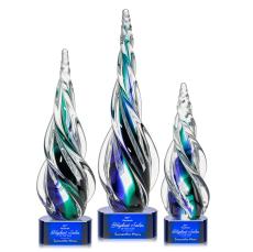 Alderon on Paragon Base - Blue - Glass Awards