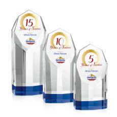 Rosseau Full Color Polygon Crystal Award - Awards and Trophies