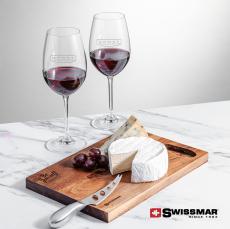Swissmar Acacia Board &  2 Coleford Wine - Corporate Gifts