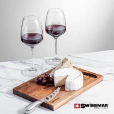 Swissmar Acacia Board &  2 Oldham Wine - Corporate Gifts