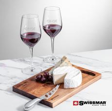 Swissmar Acacia Board &  2 Lethbridge Wine - Corporate Gifts