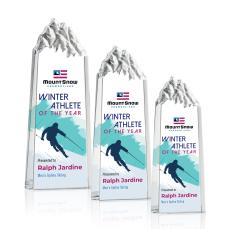 Himalayas Full Color Towers Crystal Award - Full Color Imprint