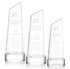 Belmont Tower Clear on Stanrich Base Peaks Crystal Award - Awards and Trophies