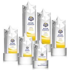 Berkeley Full Color Clear on Marvel Base Star Crystal Award - Awards and Trophies