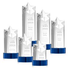 Berkeley Star on Stanrich Base - Blue - Awards and Trophies