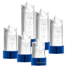 Berkeley Star on Marvel Base - Blue - Awards and Trophies