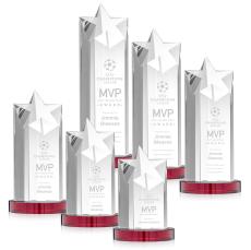 Berkeley Star on Condor Base - Red - Awards and Trophies