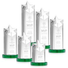 Berkeley Star on Condor Base - Green - Awards and Trophies