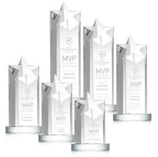 Berkeley Star on Condor Base - Clear - Awards and Trophies