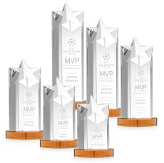 Berkeley Star on Condor Base - Amber - Awards and Trophies