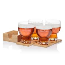 Bamboo Coaster Gift Set - Dortmund - Gift Sets