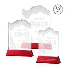 Kilimanjaro Red on Newhaven Peaks Crystal Award - Awards and Trophies