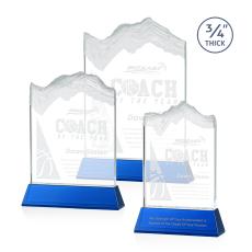 Kilimanjaro Blue on Newhaven Peaks Crystal Award - Awards and Trophies