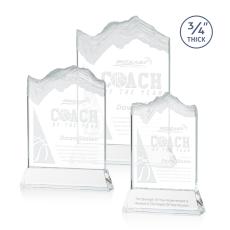 Kilimanjaro Starfire on Newhaven Peaks Crystal Award - Awards and Trophies