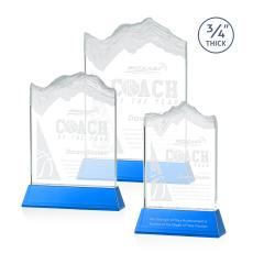 Kilimanjaro Sky Blue on Newhaven Peaks Crystal Award - Awards and Trophies