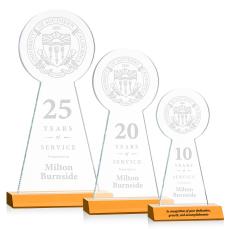 Laidlaw Tower Amber Towers Crystal Award - Awards and Trophies