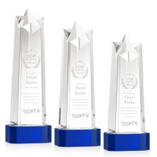 Delaware Star on Base - Blue - Awards and Trophies