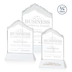 Everest White on Newhaven Peaks Crystal Award - Awards and Trophies