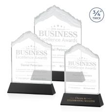 Everest Black on Newhaven Peaks Crystal Award - Crystal Awards