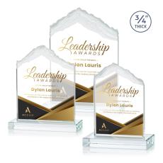 Everest Full Color Starfire Peaks Crystal Award - Full Color Imprint
