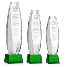 Hoover Green on Robson Base Towers Crystal Award - Crystal Awards