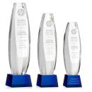 Hoover Blue on Robson Base Towers Crystal Award