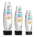 Hoover Full Color Black on Paragon Base Towers Crystal Award