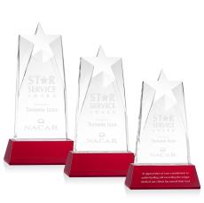 Millington Star on Base - Red - Awards and Trophies