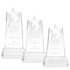 Millington Star on Base - Clear - Awards and Trophies
