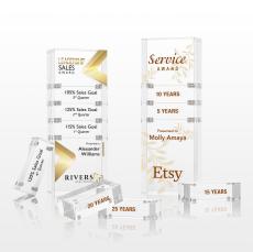 Derringer Full Color Rectangle Acrylic Award - Acrylic Awards