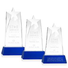 Millington Star on Base - Blue - Awards and Trophies