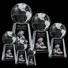 Globe on Tall Base 3D - Awards and Gifts