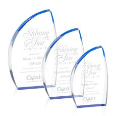 Duncan Blue Unique Acrylic Award - Acrylic Awards
