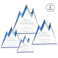 Banff Peak Blue Peaks Acrylic Award - Acrylic Awards