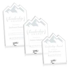 Polaris Summit Silver Peaks Acrylic Award - Acrylic Awards