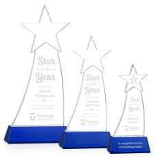 Manolita Blue Star Crystal Award - Awards and Trophies