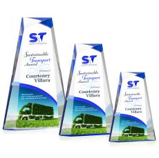 Tyneside Full Color Blue Towers Acrylic Award - Full Color Imprint