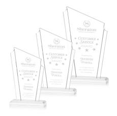 Dunstable Clear Peaks Acrylic Award - Awards and Trophies