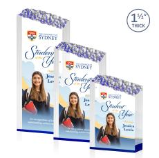 Warwick Full Color Blue Peaks Acrylic Award - Awards and Trophies