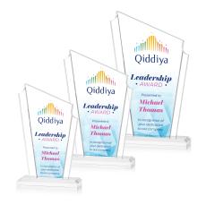 Dunstable Full Color Clear Peaks Acrylic Award - Awards and Trophies