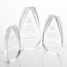 Lantana Clear Polygon Acrylic Award - Acrylic Awards