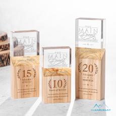 Plante Towers Wood Award - Acrylic Awards